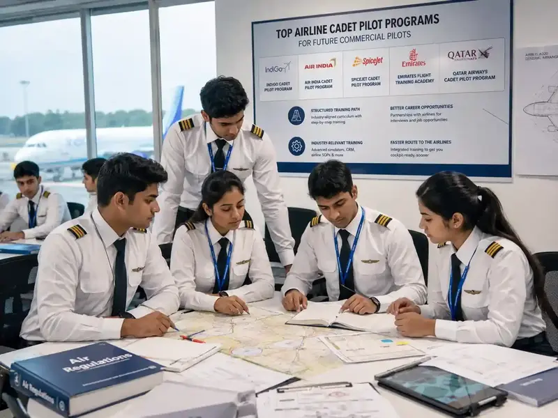 Pilot training after 12th