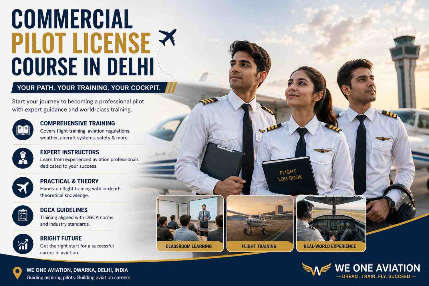 Commercial pilot license course